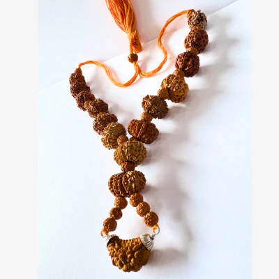 1 - 13 Mukhi Shiv Shakti Rudraksha Mala (Nepal Origin -20.00 mm) - Image 4