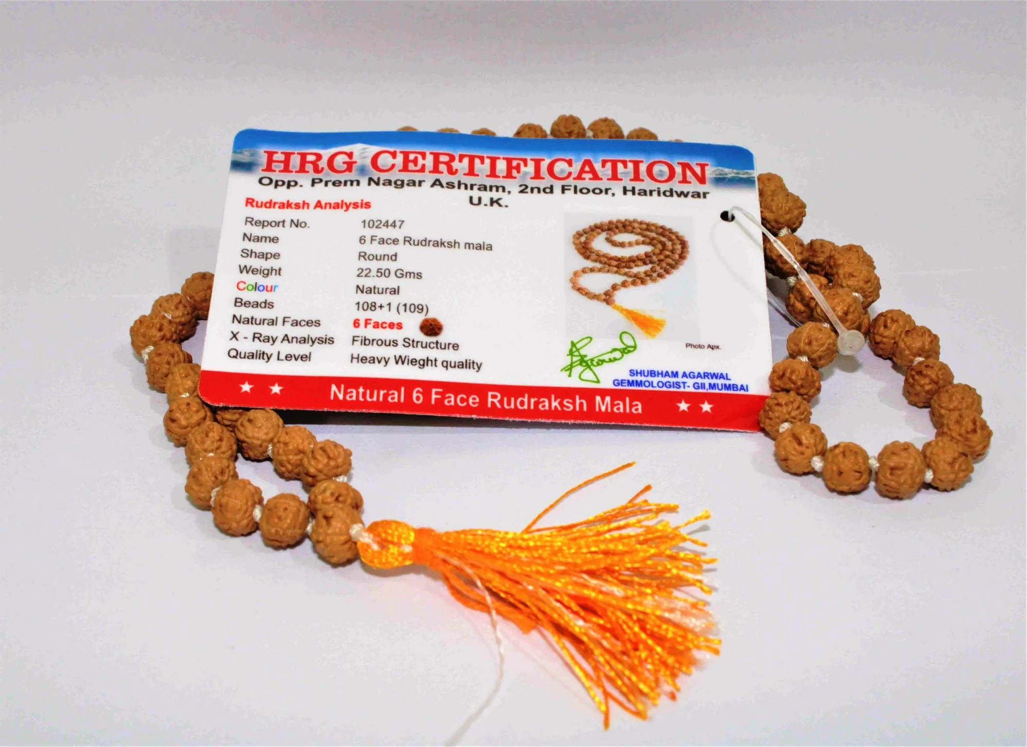 6 Mukhi Rudraksha Mala - Image 4