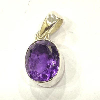 Amethyst Silver Pendant - Image 2