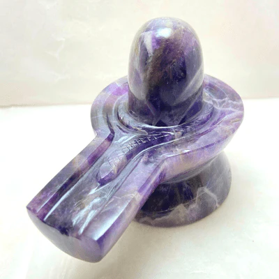 Amethyst Stone Shivling -400 gm - Image 3