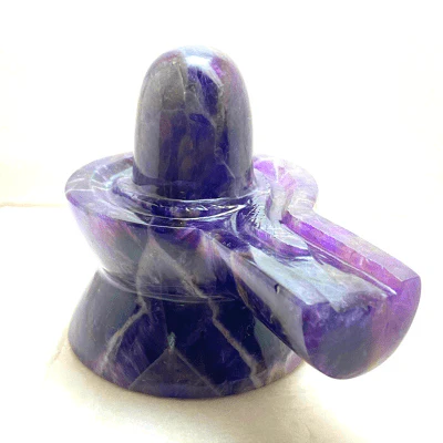 Amethyst Stone Shivling -450 gm - Image 2