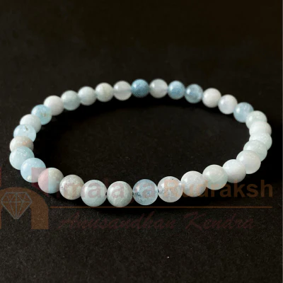 Aquamarine Stone Bracelet - Image 3