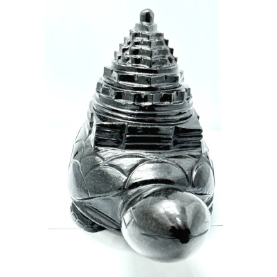 Black Agate Turtle Shreeyantra - 585 Gms - Image 3