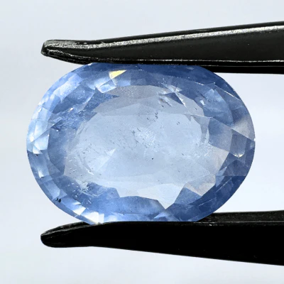 Blue Sapphire (Neelam- 7.45 cts) - Ceylonese - Image 2