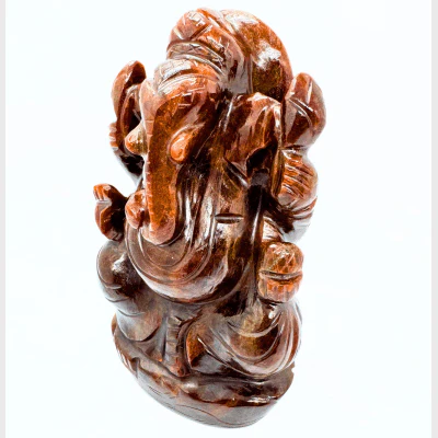 Gomed  Stone Ganesha - 565 Gms - Image 2