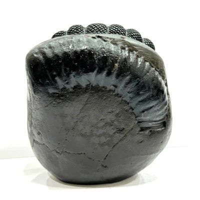 Lakshmi Narsima Carved Shaligram - 617 grams - Image 3