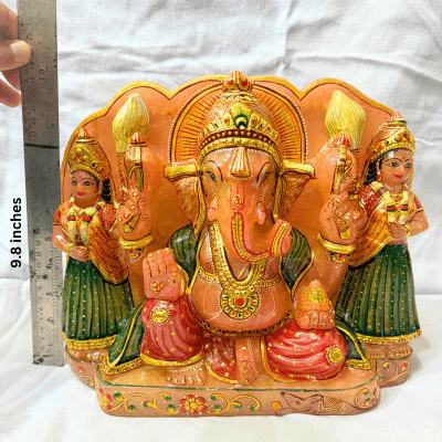 Ganesha with Ridhhi Sidhhi - 10.500 Kgs - Image 5