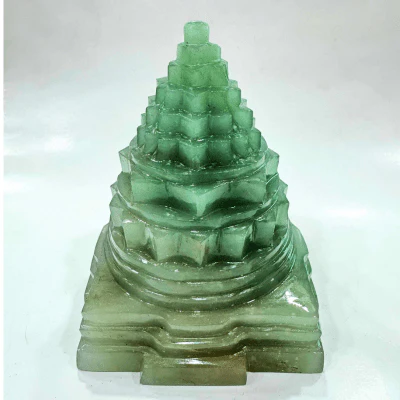 Green Aventurine Meru Shreeyantra - 816 Gms - Image 2