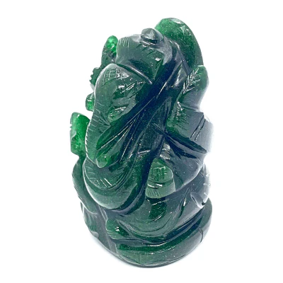 Green Jade Ganesha - (80 gm) - Image 3