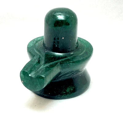 Green Jade Stone Shivling (80 grams) - Image 3