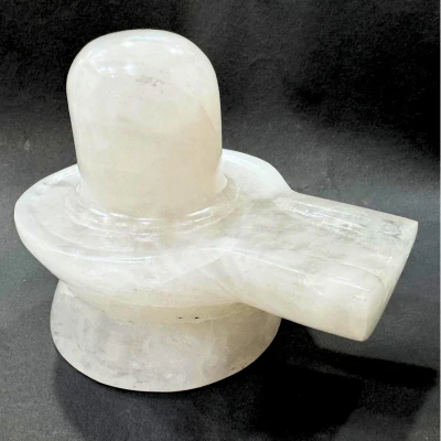 Himalayan Sphatik Shivling - (1.064 Kgs) - Image 2