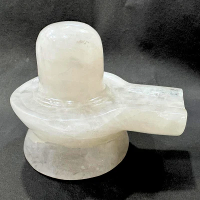 Himalayan Sphatik Shivling - (1.064 Kgs) - Image 3