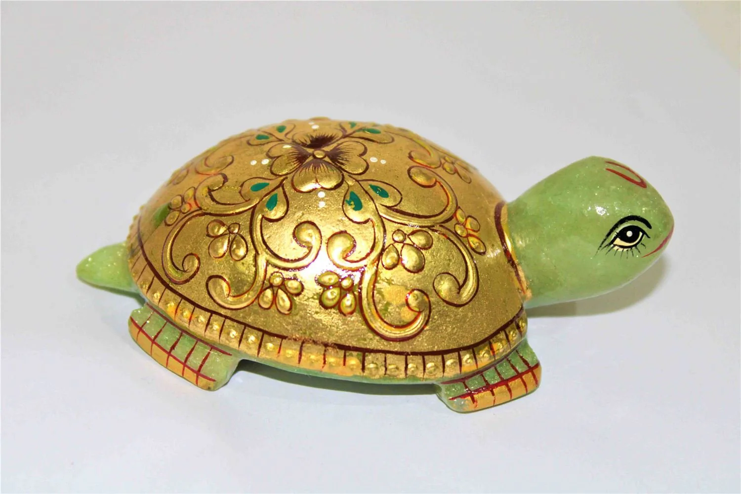 Jade Green Stone Turtle (165 gms) - Image 4