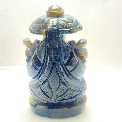 Labrodorite Ganesha - (430 gm) - Image 4
