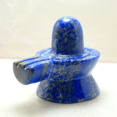 Lapis Stone Shivling (330 grams) - Image 2