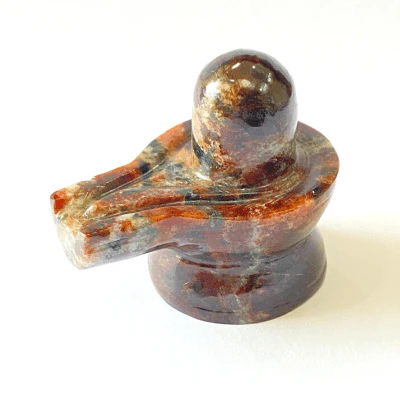 Natural Gomedha Stone Shivling -50 gm - Image 2