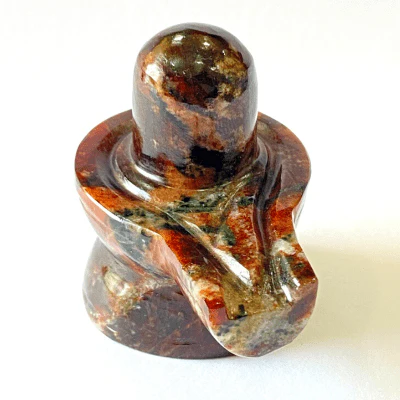 Natural Gomedha Stone Shivling -260 gm - Image 2