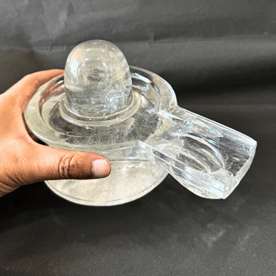 Natural Sphatik Shivling - 2.260 Kg - Image 2