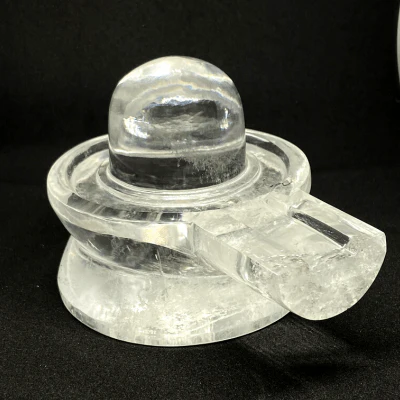 Natural Sphatik Shivling - 893 Gms - Image 3