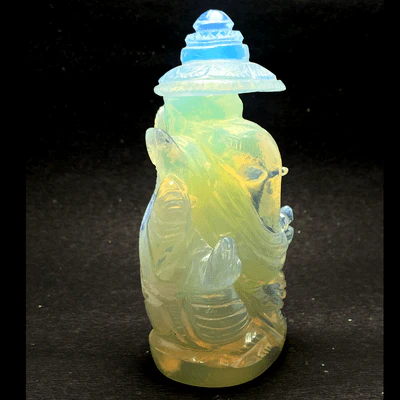 Opal Stone Ganesha - (358 gm) - Image 3