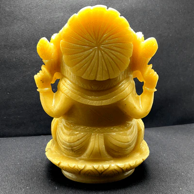 Yellow Agate Panchmukhi Ganesha - Image 4