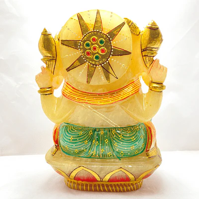 Panchmukhi Ganesha with Meenakari - Image 4