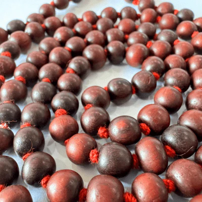 Red Sandalwood (Chandan) Mala - Image 3