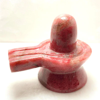 Rhodonite Stone Shivling - 460 gm - Image 3