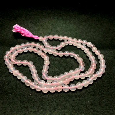 Rose Quartz Mala (108 + 1 Beads) - Image 2