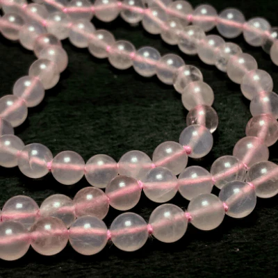 Rose Quartz Mala (108 + 1 Beads) - Image 3