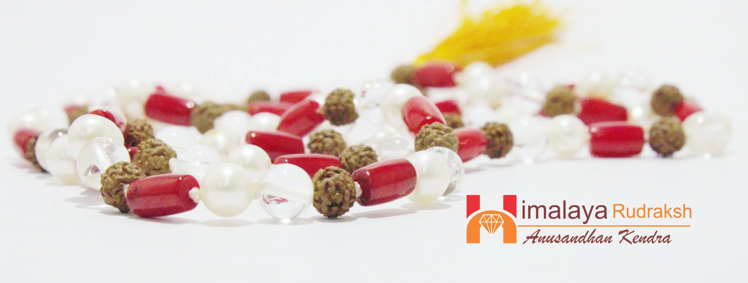 Rudraksha Sphatik Moonga Pearl Mala - Image 5