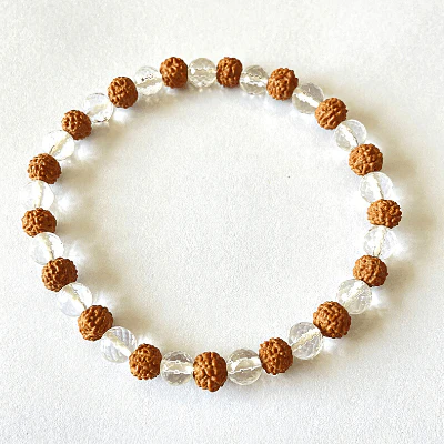 Rudraksh Sphatik Bracelet - Image 3