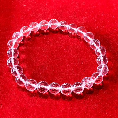 Sphatik(quartz) Bracelet- diamond cutting - Image 3
