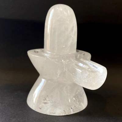 Sphatik Shivling - (575 grams) - Image 3