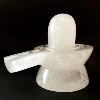 Sphatik Shivling - (795 grams) - Image 3