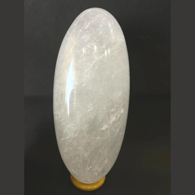 Sphatik Shivlingam  (Milky White- 1580 grams) - Image 2