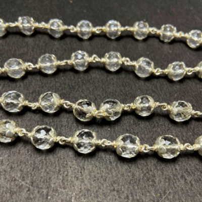 Sphatik Silver Mala - Image 3