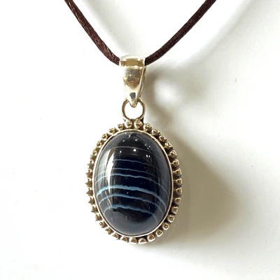 Sulemani Akik Silver Pendant - Image 3