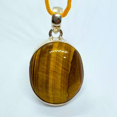 Tiger Stone Silver Pendant - Image 2