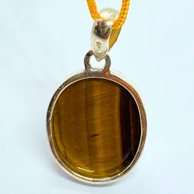 Tiger Stone Silver Pendant - Image 3