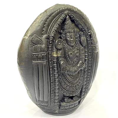 Tirupati Balaji Carved Shaligram (945 gms) - Image 3