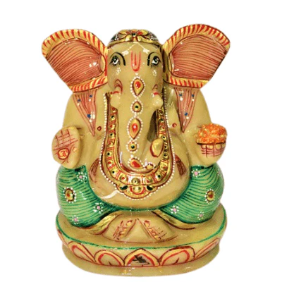 Yellow Agate Ganesha - 500 grams - Image 3