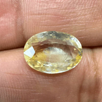 Yellow Sapphire (Pukhraj- 5.90 cts) - Ceylonese (Super Premium) - Image 5