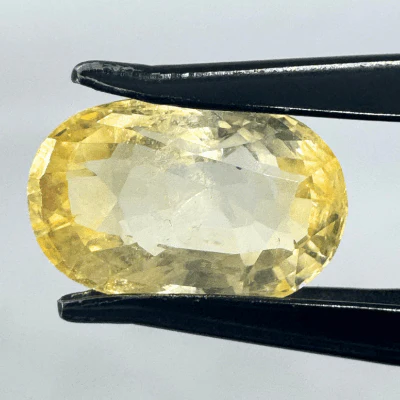 Yellow Sapphire (Pukhraj- 5.95 cts) - Ceylonese (Super Premium) - Image 2