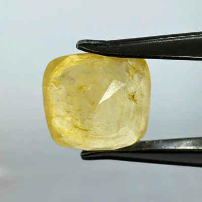 Yellow Sapphire (Pukhraj- 7.50 cts) - Ceylonese - Image 2