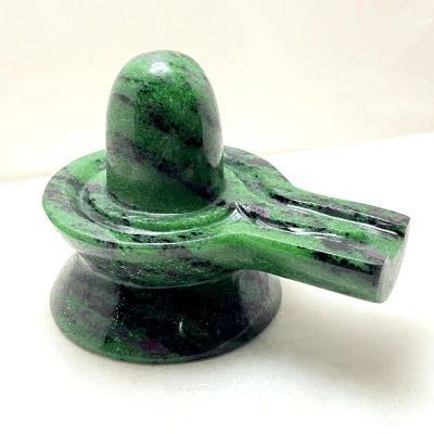 Zoisite Stone Shivling - 410 gm - Image 2