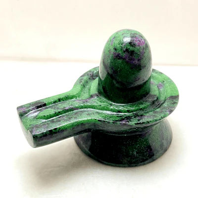 Zoisite Stone Shivling - 410 gm - Image 3